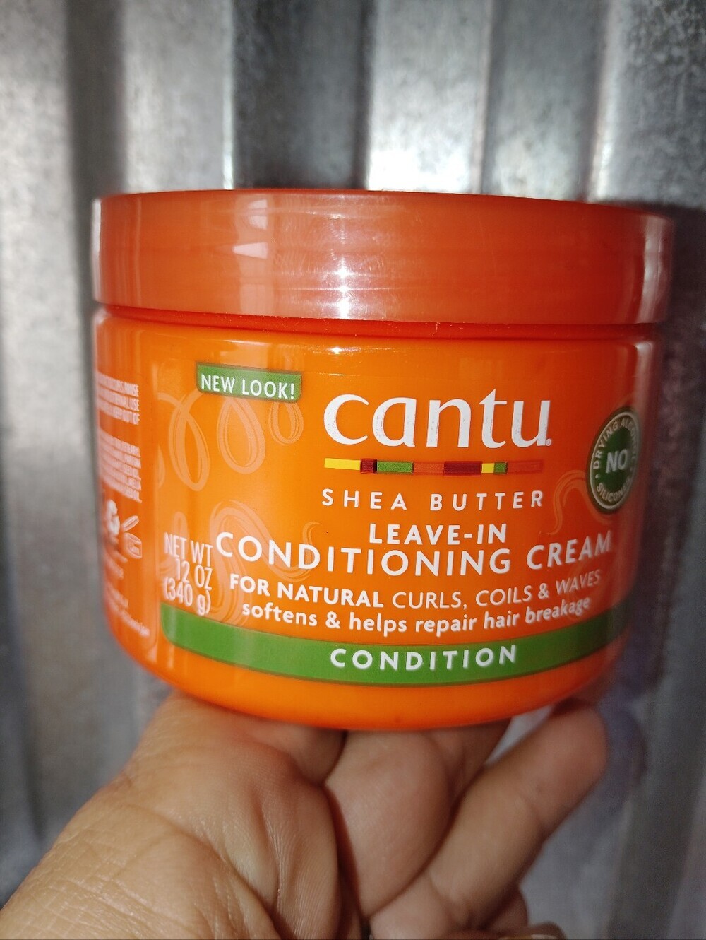 Cantu Shea Butter Leave-In Conditioning Cream - Orange New - Picture 4 of 4